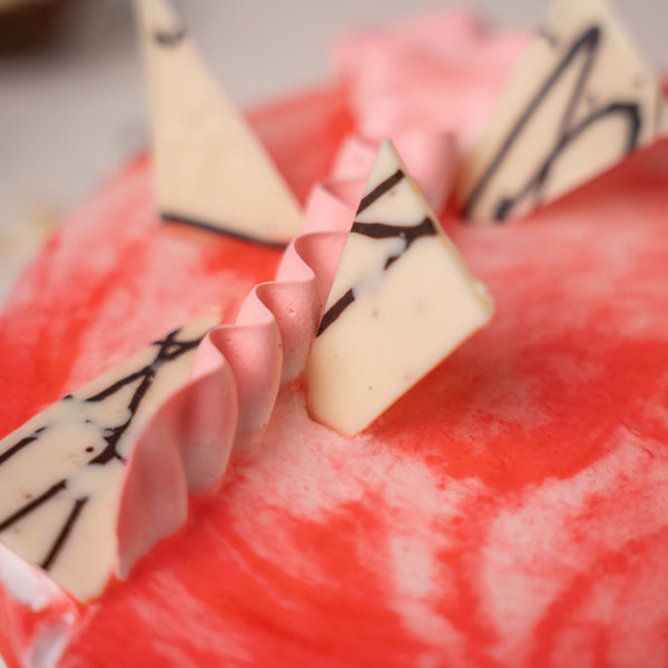Lychee Strawberry Cake