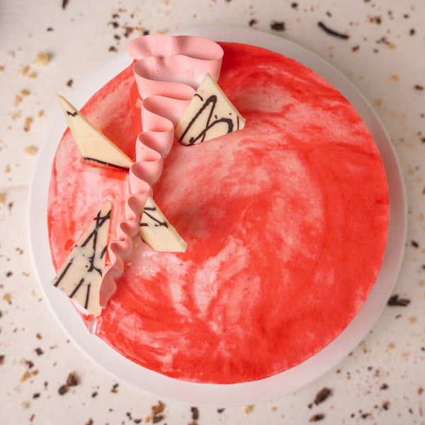 Lychee Strawberry Cake