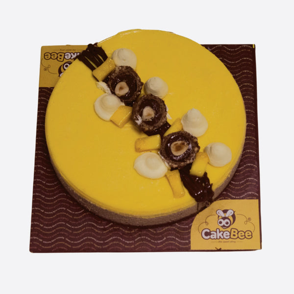 Mango Nutella Cheesecake