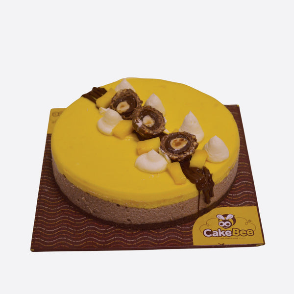 Mango Nutella Cheesecake