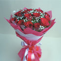 Graceful Red Roses Bouquet