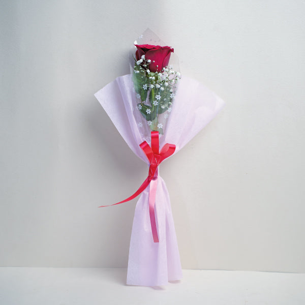 Single Rose Bouquet