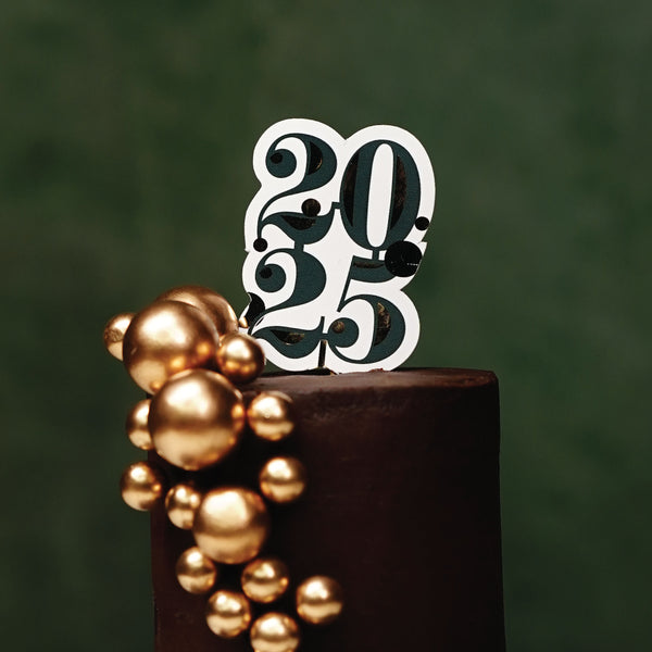 Nutella Caramel Butterscotch NYE Tall Cake