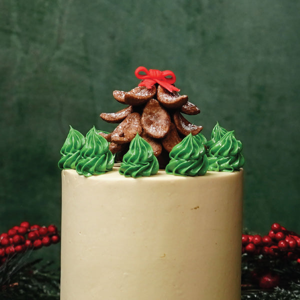 Lotus Biscoff Christmas Tall Cake
