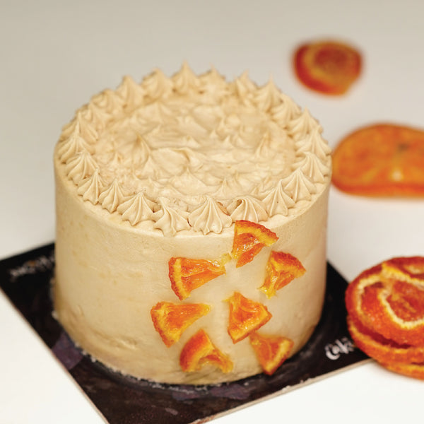 Mocha Citrus Caramel Mini Cake