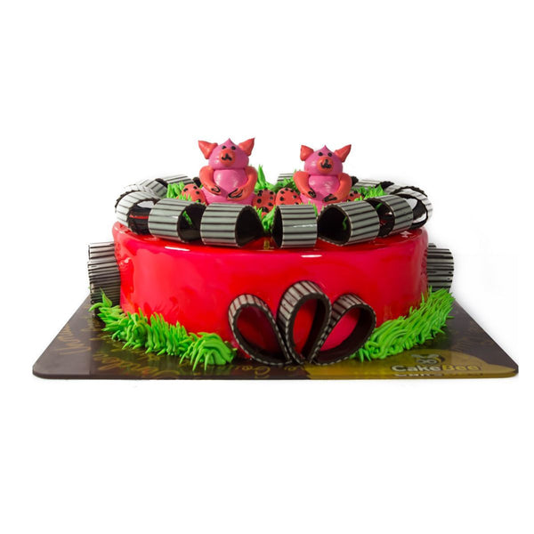 Twin Teddies Cake