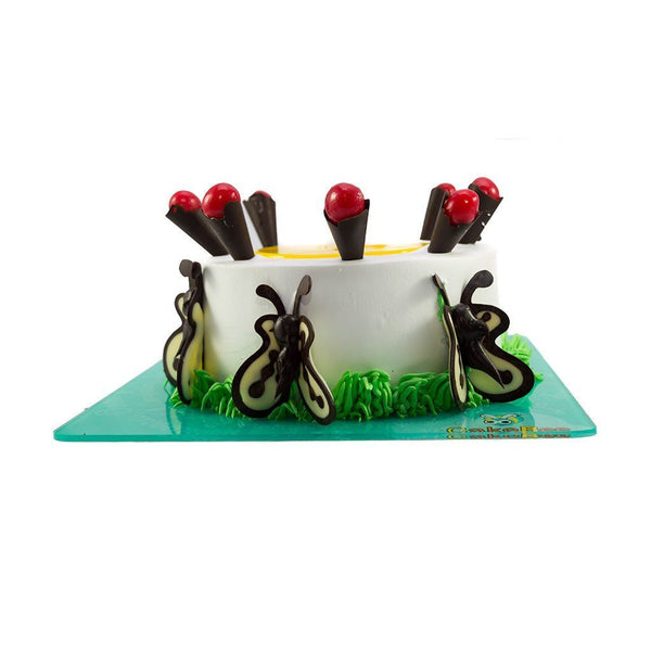 Butterfly Paradise Cake