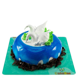 Swan Pond Cake