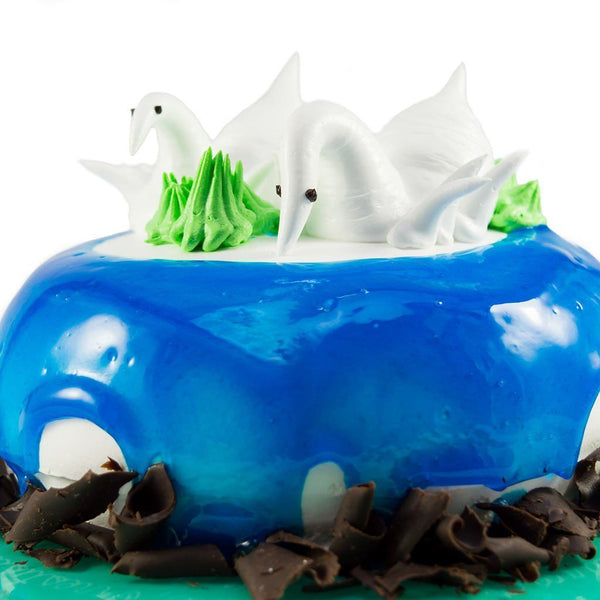 Swan Pond Cake