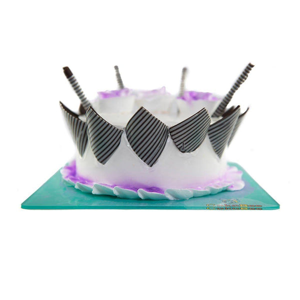 Purple Flowers Cake