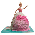 Barbie Fondant Cake