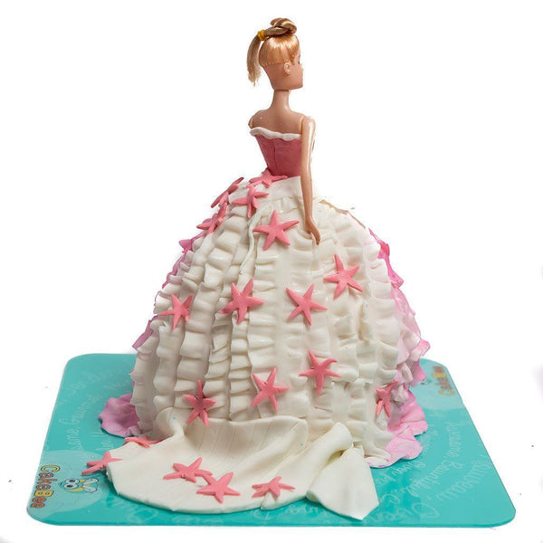 Barbie Fondant Cake