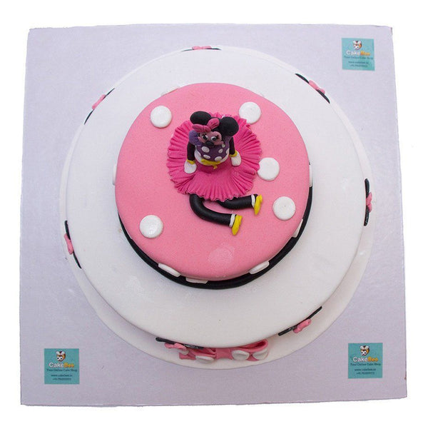 Minnie By Herself Fondant Cake