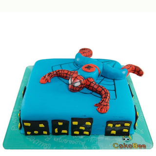 Spiderman Fondant Cake