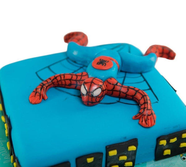 Spiderman Fondant Cake