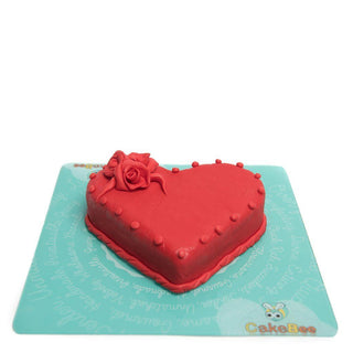 Dazzling Red Roses Fondant