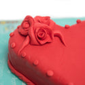 Dazzling Red Roses Fondant