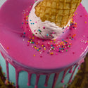 Melting Ice-Cream Cone Cake