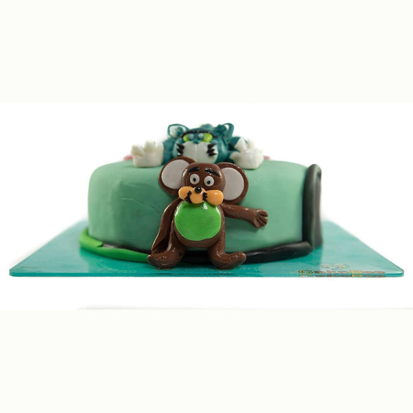 Tom & Jerry Fondant Cake