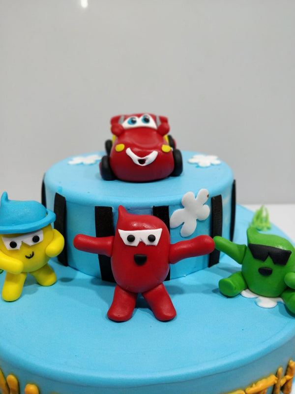 The Cars Movie Cake