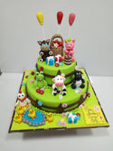 Party With Farm Animals Cake