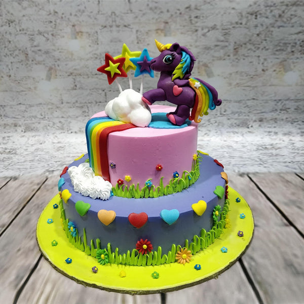 Unicorn Fondant Cake