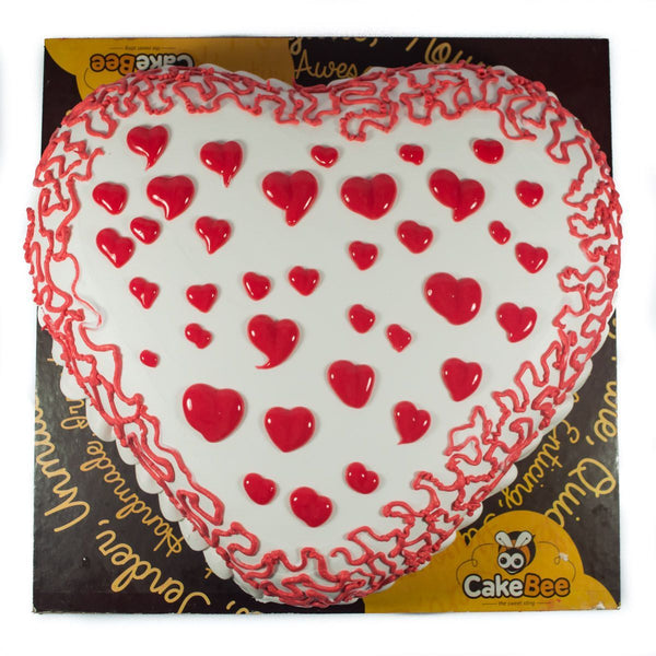 Millions Of Hearts Cake