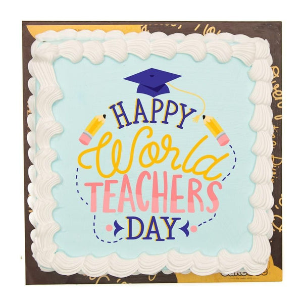 Happy Teacher's Day Cake