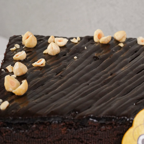 Hazelnut Brownie Cake