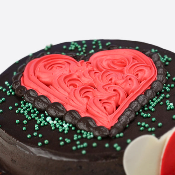 Heart in Heart Cake