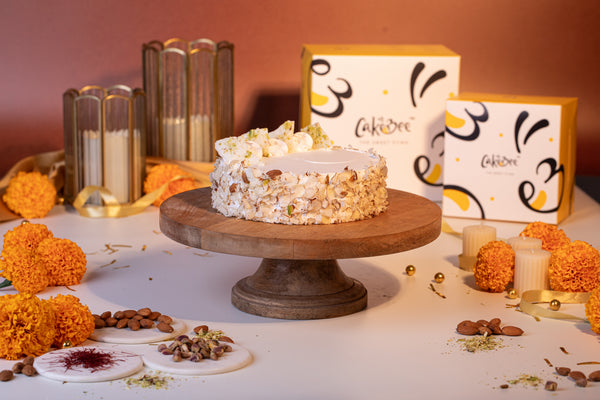 Kesar Badam Tres Leches Cakes Shop Cake-Bee
