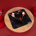 Midnight Heart Cake