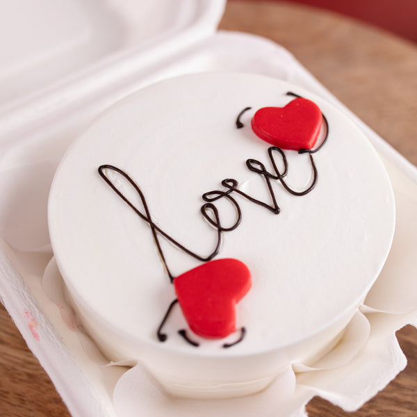 Say It With Love Bento Cake