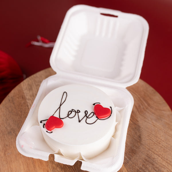Say It With Love Bento Cake
