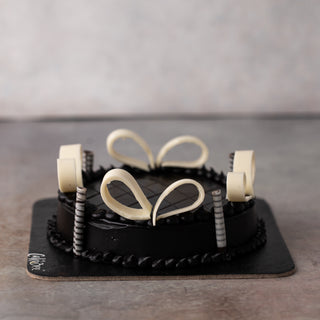 Chocolate Bow Cake Cakes Shop Cake-Bee