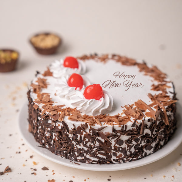 Black Forest New Year Cake