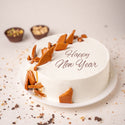 Butterscotch New Year Cake