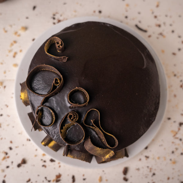 Chocolate Truffle New Year Cake