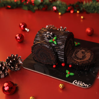 Yule Log Cake