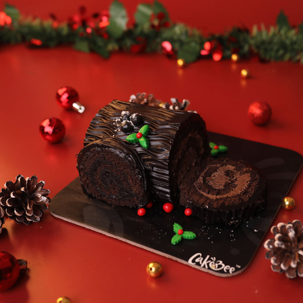 Yule Log Cake