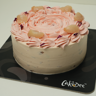 Rose Lychee Blossom Cake