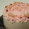 Rose Lychee Blossom Cake