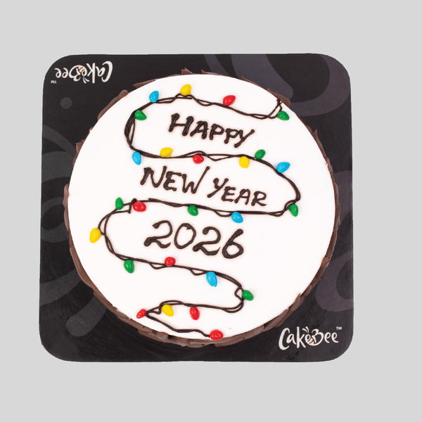 Happy New Year 2026 Cake