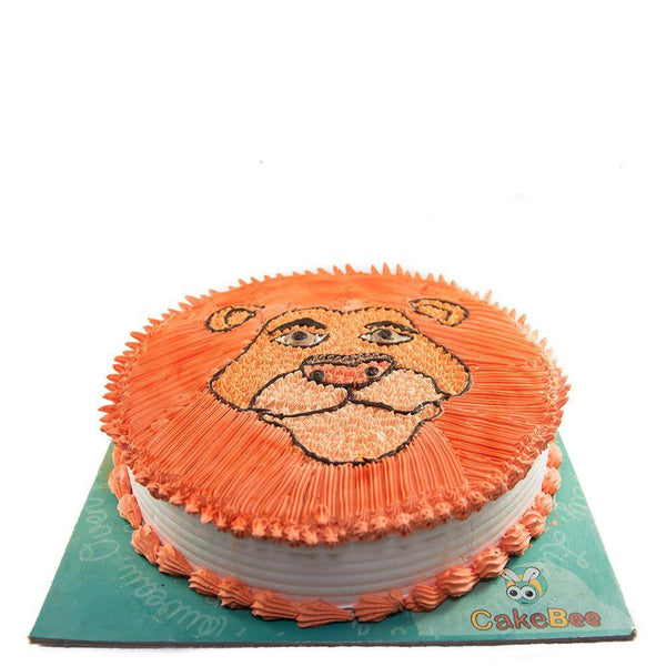 Order Delicious Lion Face Cake Half Kg Online at Best Price, Free  Delivery|IGP Cakes