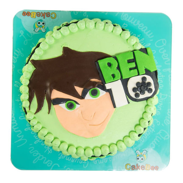 Amazon.com: Edible Ben Birthday Party Cake TEn 10Topper Image Decoration  Frosting 1/4 Sheet : Grocery & Gourmet Food