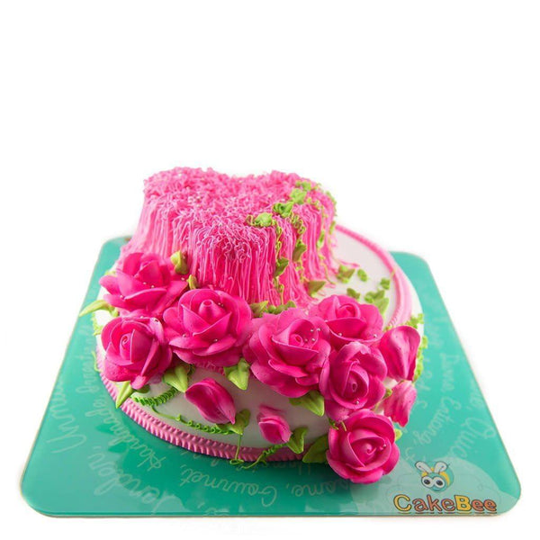 Make a Wish Birthday Cake Flower Bouquet