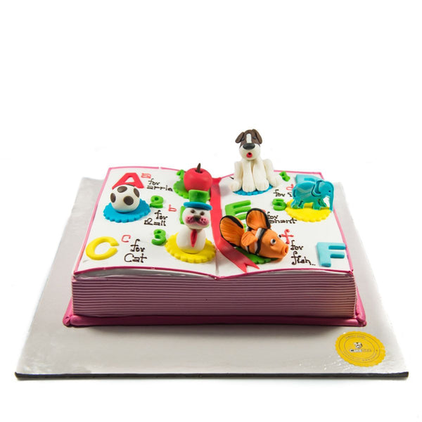 Birthday Poetry Book Cake (GF) | Arty Bakes
