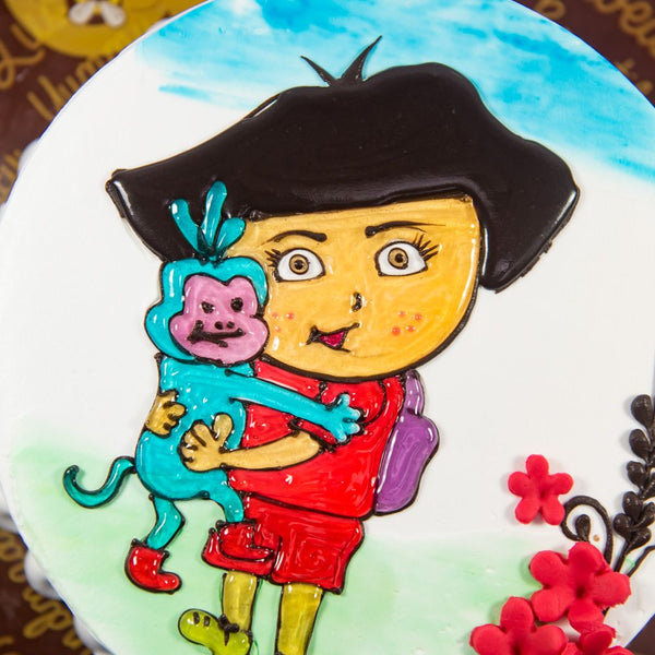 Dora and friends cake