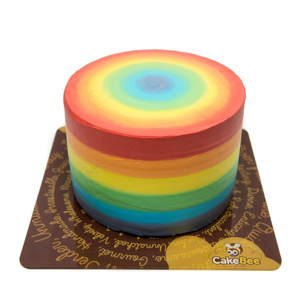 Order Rainbow Cake Online From KING BAKER'S N BIRTHDAY DECOR'S,Muzaffarnagar