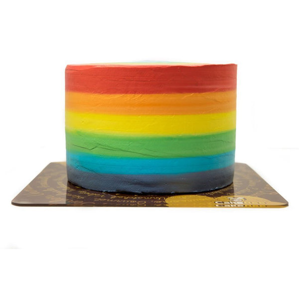 Rainbow Round Cake